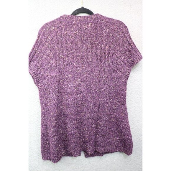 Charter Club Short Sleeve Wool Blend Button Up Sweater-Size XL - Picture 9 of 11